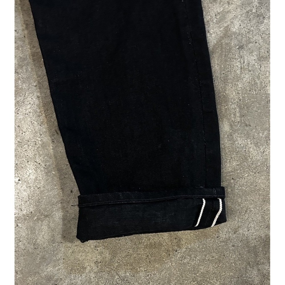 Tellason Ladbroke Grove Slim Tapered Black Selvedge Denim Made In USA 31 - Picture 4 of 14